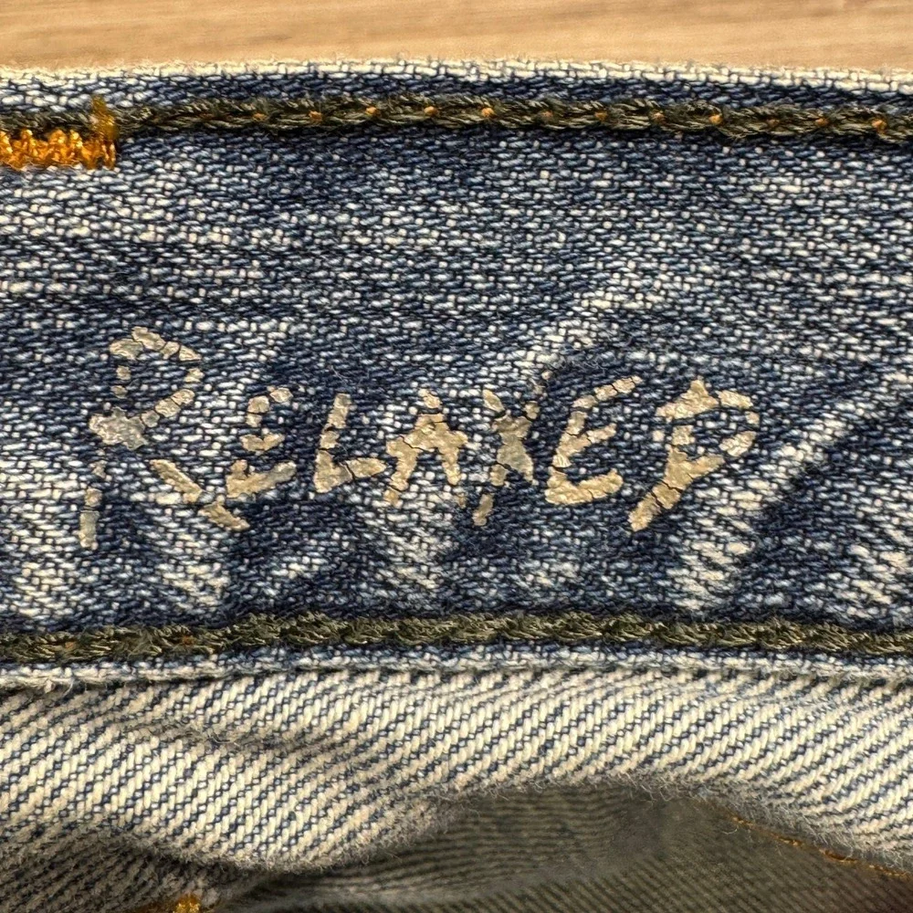 Eddie Bauer Relaxed Fit Straight Leg Medium Wash Jeans Men 40Tx36 (39x33.5) Blue
